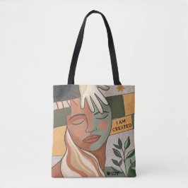 Bolso De Tela YO SOY CREADO - Mano de Gracia