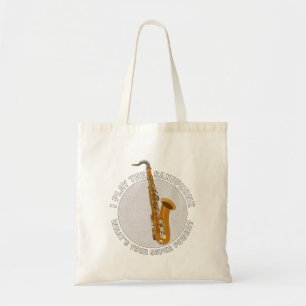 Bolso De Tela Yo toco el saxofón ¿Cuál es tu superpoder?