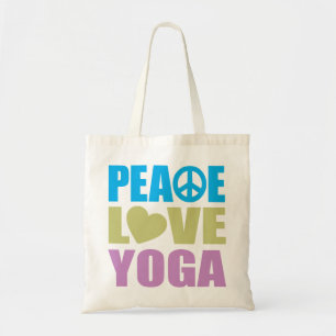 Bolso De Tela Yoga del amor de la paz