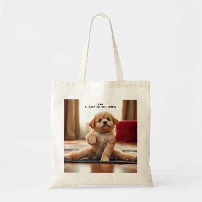 Bolso De Tela Yoga del perro (Frente)