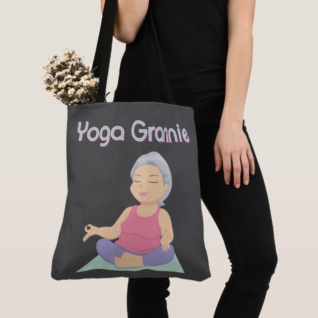 BOLSO DE TELA YOGA GRANNIE (Detalle)