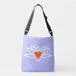 Bolso De Tela Yoga Loto Corazón