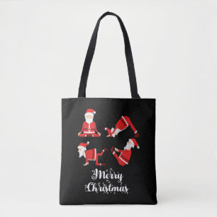 Bolso De Tela Yoga Navidades Fitness