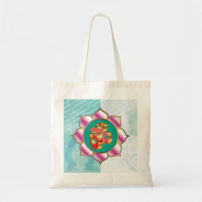 Bolso De Tela Yoga Studio OM - Printed Bag (Frente)