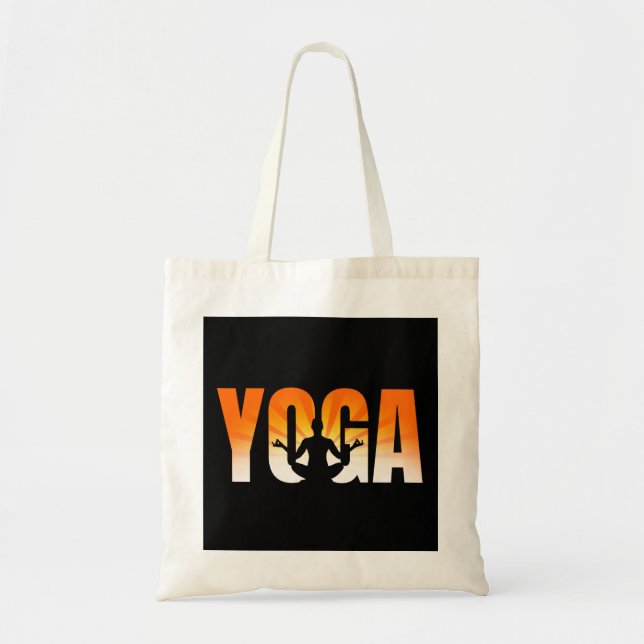 Bolso De Tela Yoga Sunshine (Frente)