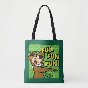 Bolso De Tela Yogi Bear Fun Fun Fun