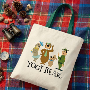 Bolso De Tela Yogi Bear y Amigos Clásica Postura