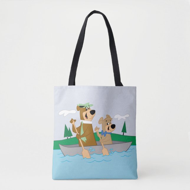 Bolso De Tela Yogi Bear y Boo Fun Canoaventura (Anverso)