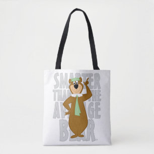 Bolso De Tela Yogi "Más Inteligente Que El Oso Medio"
