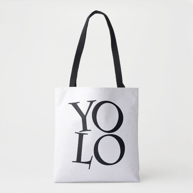 BOLSO DE TELA YOLO (Anverso)