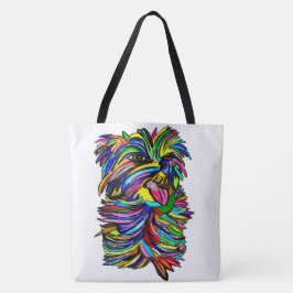 Bolso De Tela Yorkie Love Tote Bag