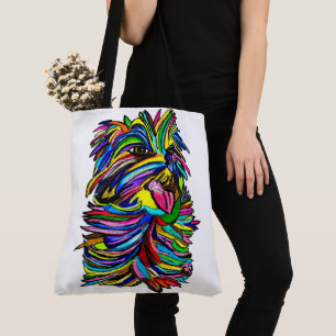 Bolso De Tela Yorkie Love Tote Bag