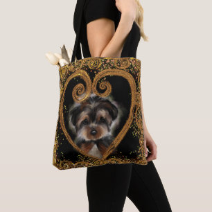 Bolso De Tela Yorkie Poo