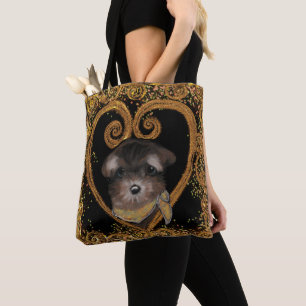 Bolso De Tela Yorkie Poo