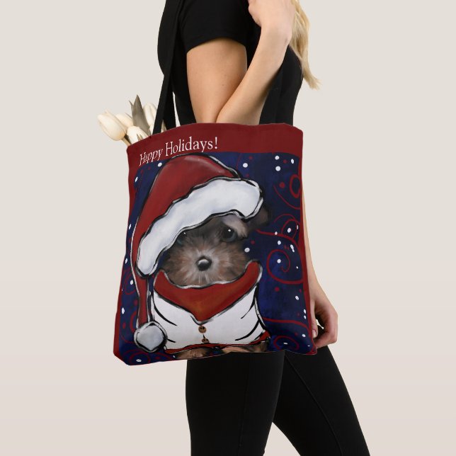 Bolso De Tela Yorkie Poo (Detalle)