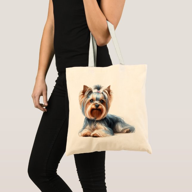 Bolso De Tela Yorkshire Terrier (Anverso (producto))