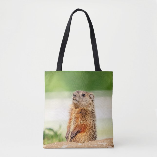 Bolso De Tela Young Groundhog (Anverso)