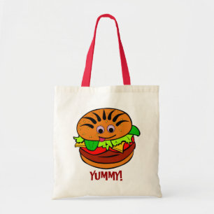 Bolso De Tela Yummy Hamburger