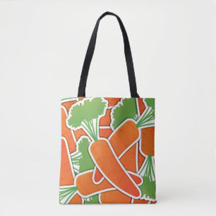 Bolso De Tela zanahoria graciosa