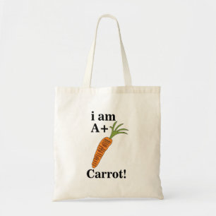 Bolso De Tela Zanahoria soy una zanja divertida