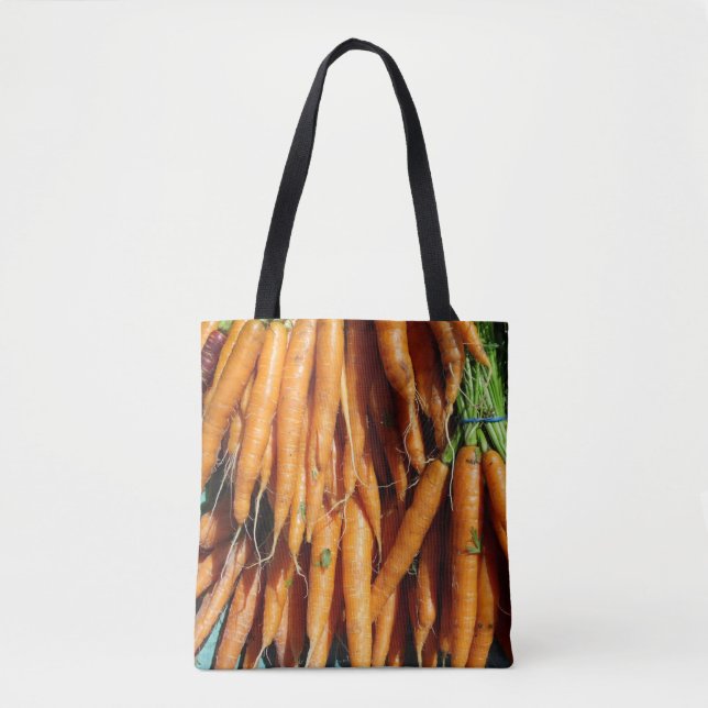 Bolso De Tela Zanahorias (Anverso)
