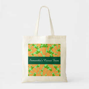 Bolso De Tela Zanahorias naranjas Y Verdes