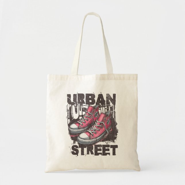 Bolso De Tela Zapatilla Hype Urbana (Frente)