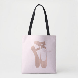 Bolso De Tela Zapatillas de ballet rosadas bailarina rosa person