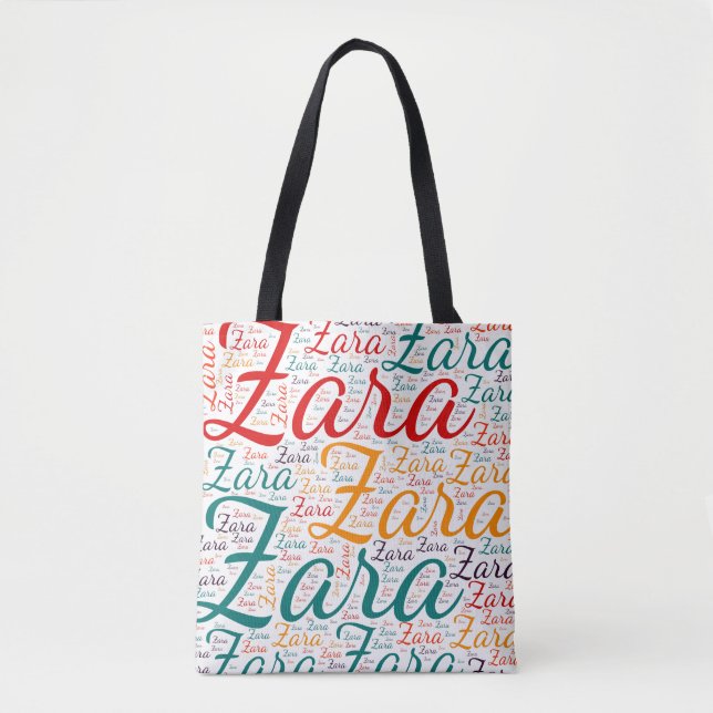 Bolso De Tela Zara (Anverso)