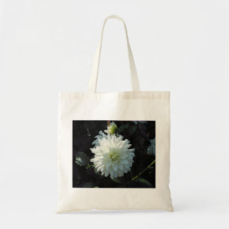 Bolso De Tela zazzle_white_flower
