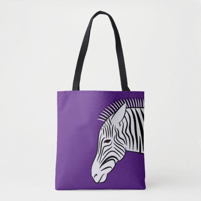 Bolso De Tela Zebra (Anverso)