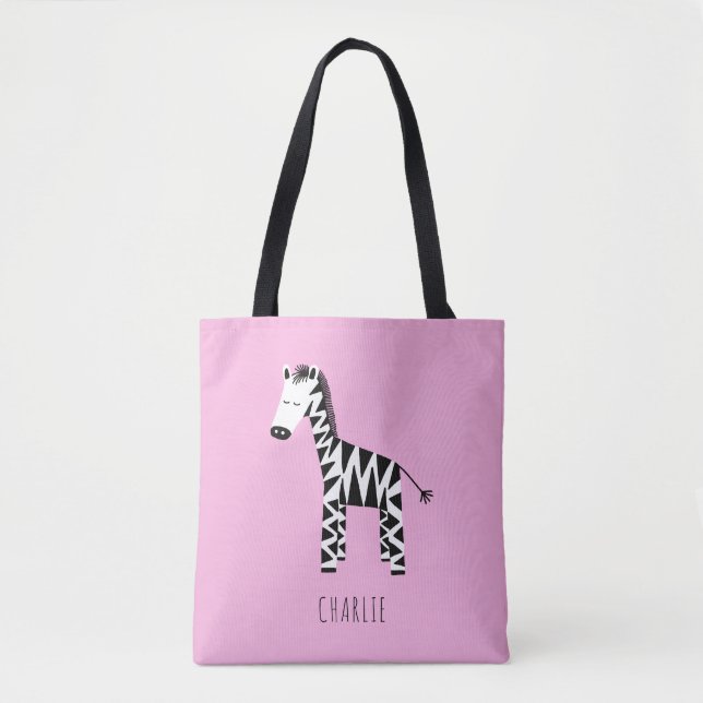 Bolso De Tela Zebra (Anverso)
