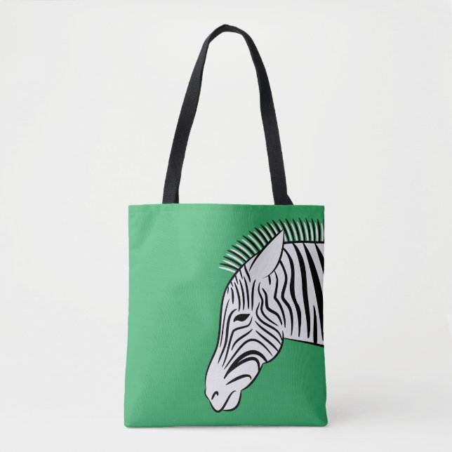 Bolso De Tela Zebra (Anverso)