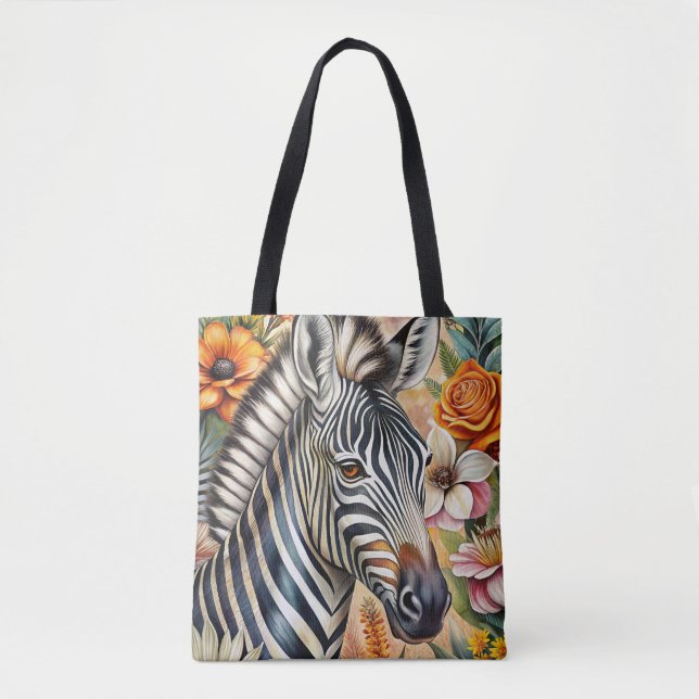 Bolso De Tela Zebra (Anverso)