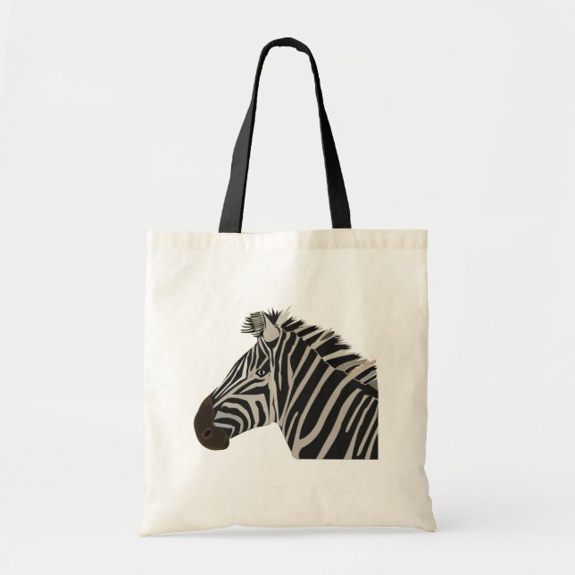 Bolso De Tela Zebra Stripes Animal Wildlife (Frente)