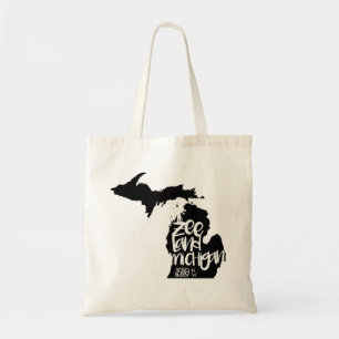Bolso De Tela Zeeland, MI coordina el Tote