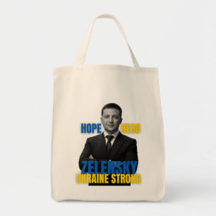 Bolso De Tela Zelensky Hope Hero Ucrania fuerte