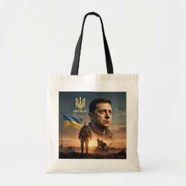 Bolso De Tela Zelenskyy, líder ucraniano United24