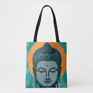 Bolso De Tela Zen Buddha Head
