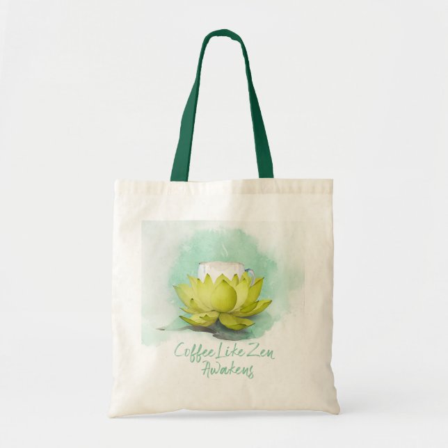 Bolso De Tela Zen del Café (Frente)