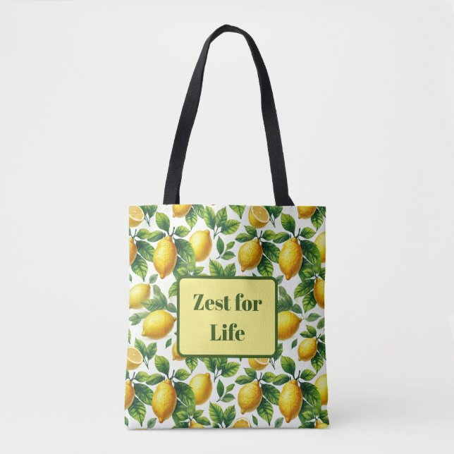 Bolso De Tela Zest for Life Lemons (Anverso)