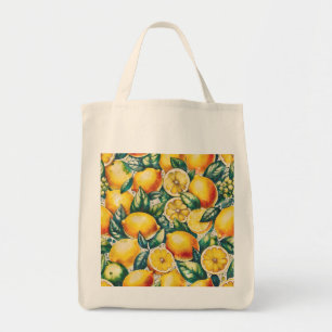 Bolso De Tela Zesty Lemon Citrus