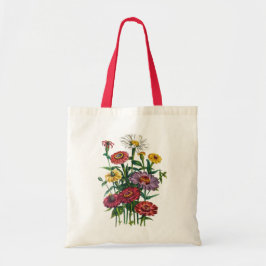 Bolso De Tela Zinnias