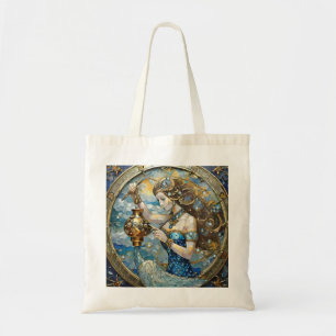 Bolso De Tela Zodiac - Aquarius El Aguador