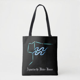 Bolso De Tela Zodiac Constellation Aquarius Tote Bag