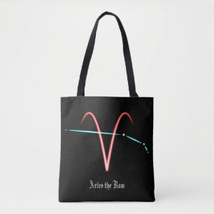Bolso De Tela Zodiac Constellation Aries Tote Bag