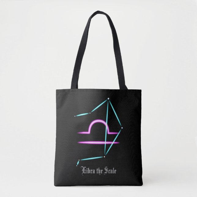 Bolso De Tela Zodiac Constellation Libra Tote Bag (Anverso)