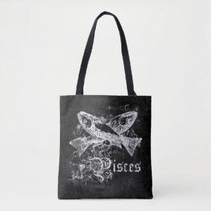 Bolso De Tela Zodiac Vintage Pisces