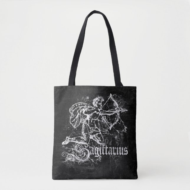 Bolso De Tela Zodiac Vintage Sagittarius (Anverso)