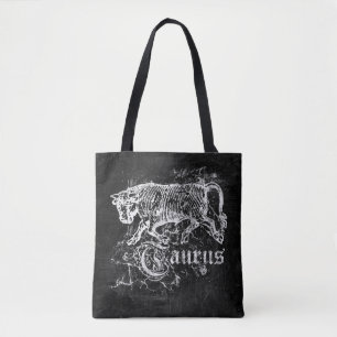 Bolso De Tela Zodiac Vintage Taurus